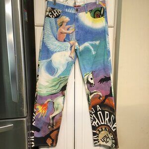 424 Graphic Pantalone Baggy Men's Trousers/Jeans NWT